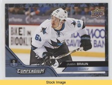 2016-17 Upper Deck Compendium Blue Justin Braun #513 READ 0w8