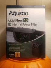 Aqueon QuietFlow E Internal Power Filter up to 10 g Fresh or Salt Water Aquarium
