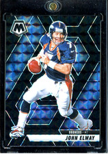 2025 Panini Mosaic John Elway BLACK FINIITE PRIZM REFRACTOR #1/1 True ONE OF ONE