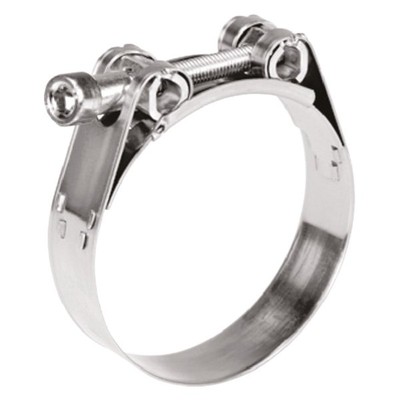 Scandvik 67033 8.88''-9.38'' D Stainless Steel T-Bolt Hose Clamp, 1 Piece