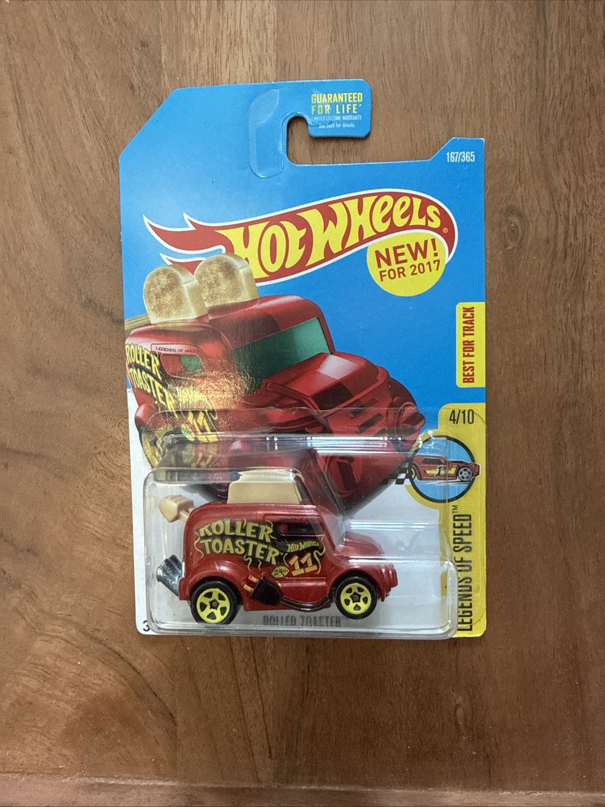 2017 Hot Wheels ROLLER TOASTER #167 red- Legends of Speed - 1:64 HW Mattel