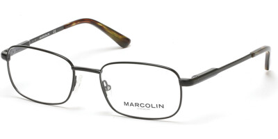 Marcolin Eyewear MA3003 Black 002 Men Metal Optical Eyeglasses
