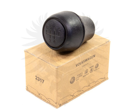 NEW Genuine NOS OEM VW Audi Mk1 Mk2 Black 5 Speed Shift Knob 161711141A