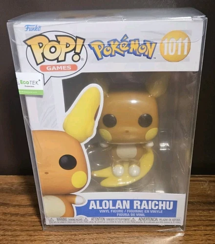Funko Pop Pokémon Alolan Raichu #1011 With Protector Funko Games Pokemon