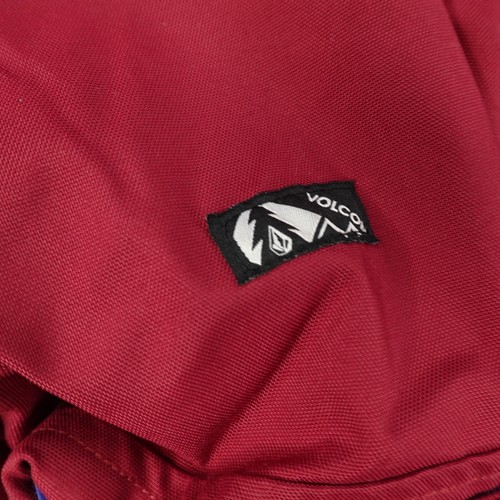 Volcom Jacket Mens Large Red Blue Waterproof Rain Coat Shell Rock Ledge - Picture 9 of 14