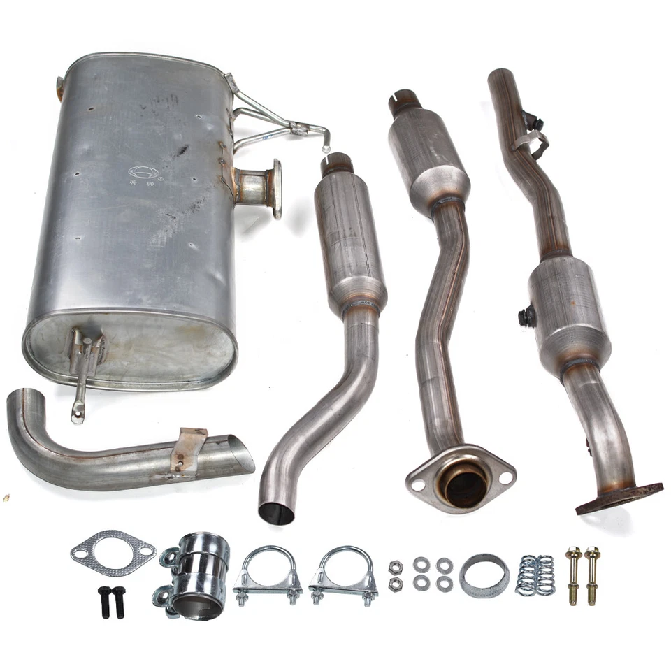 For 2009-2011 Mitsubishi Lancer 2.4L/2.0L AWD Cat converter Res Rear Muffler - Image 3 of 4