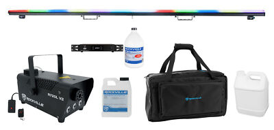 American DJ Pixie Strip-120 2-Meter LED Pixel Strip Light+Pixie Driver V2+Fogger