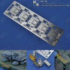 for Military Machine Nest Base HG RG 1/144 Vertical Convey Platform Etch AW-150