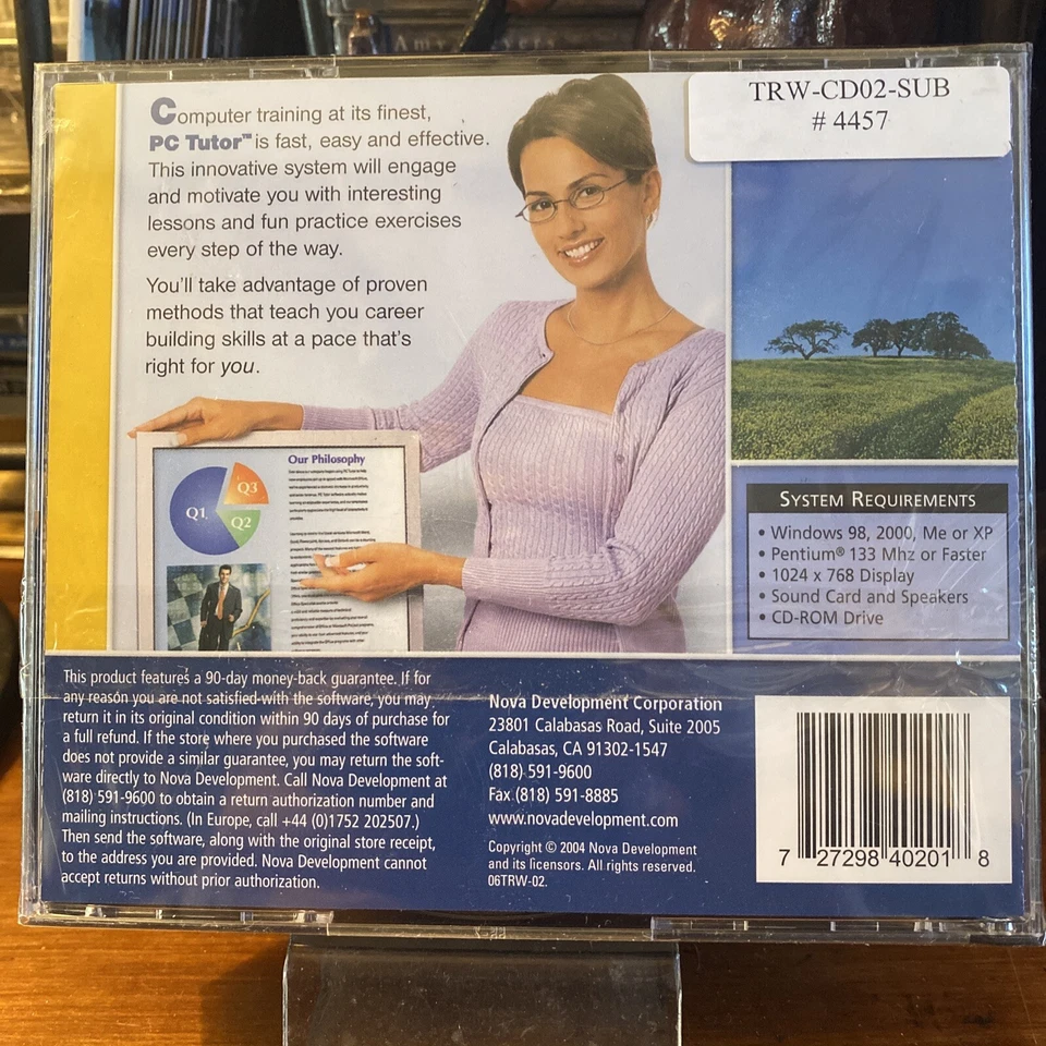 PC Tutor Learn Office Windows & More Deluxe Edition New Sealed Vintage Software - Image 2 of 2