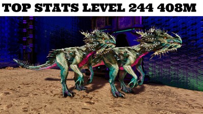  ARK Survival Ascended PvE PC/XBOX/PS5 NEW Top Stats Velonasaur 408m (velona)
