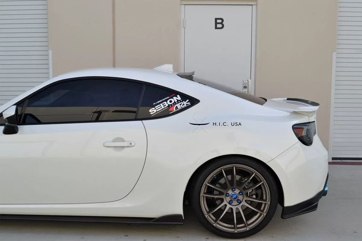 HIC USA 2013 to 2020 FRS BRZ GT86 rear roof window visor spoiler new CF Black