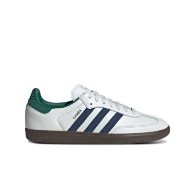 Size 10 - adidas Samba OG White Navy Collegiate Green for sale