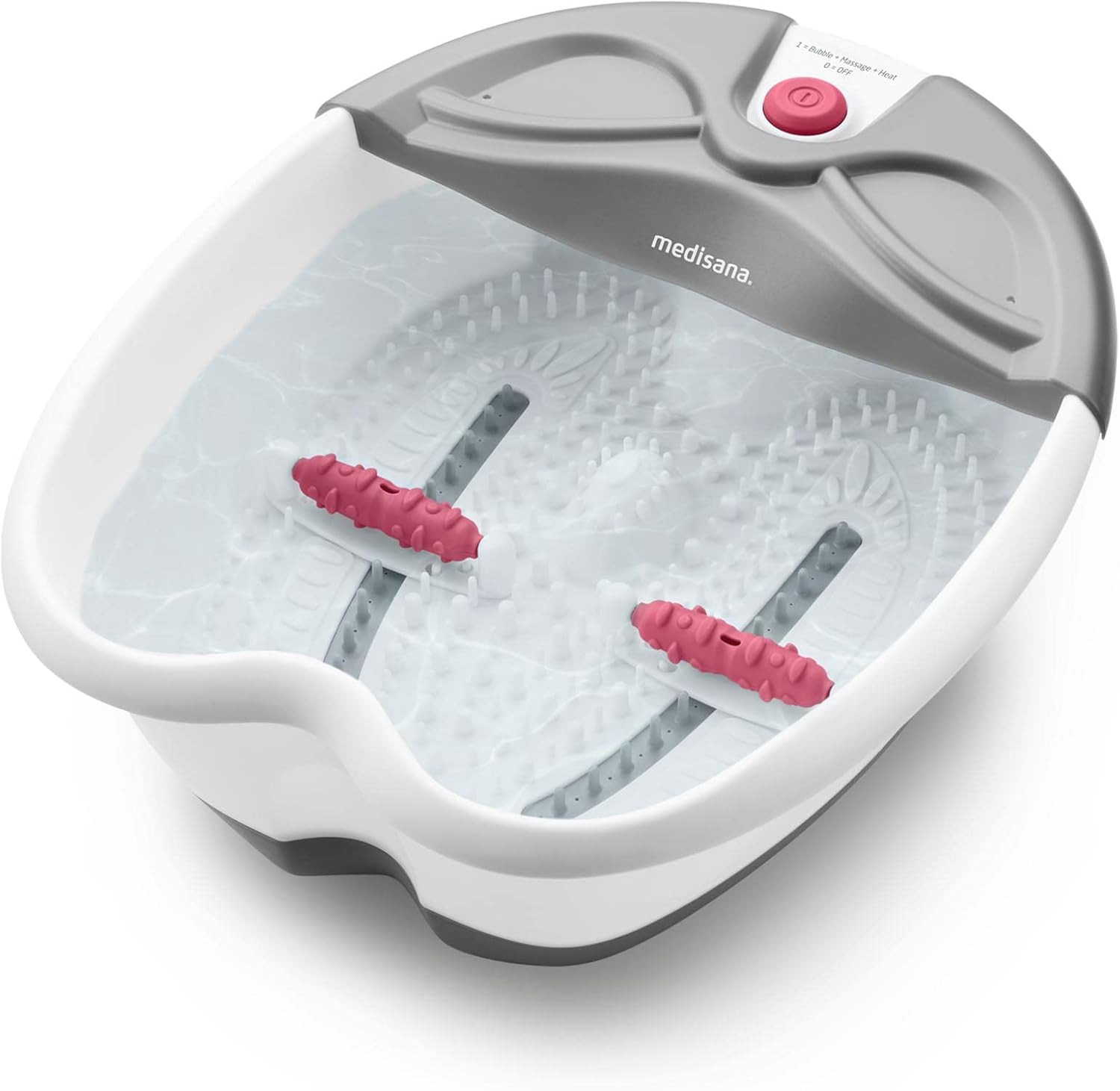 Bain de pieds électrique FS 300 à bulles et massage de réflexologie