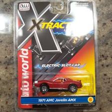 Auto World Xtraction Ultra G 1971 AMC Javelin AMX HO Slot Car - RED