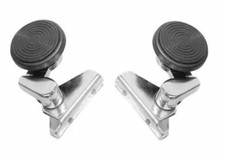 Pair Vw Bug Beetle Bus T2 Left Right Vent Wing Window Latch Lock Round 1968-1977 Pair Vw Bug Beetle Bus T2 Left Right Vent Wing Window Latch Lock Round 1968-1977