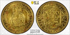 1931 PCGS MS64 Czechoslovakia Gold 1 Dukat Czech GEM UNCIRCULATED Coin
