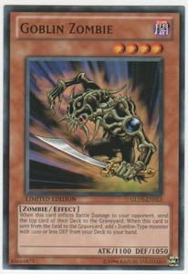 Goblin Zombie - GLD3-EN013 - Common - Limited Edition x3 - Lightly Played