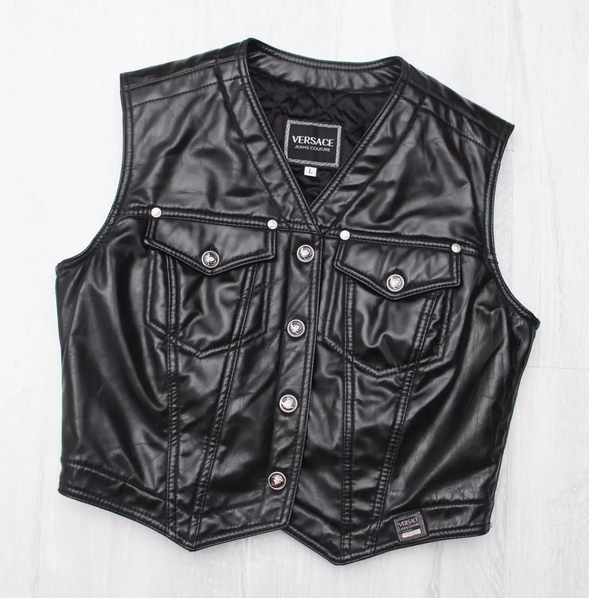 Vintage versace deals vest