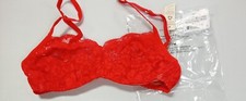 We Are HAH Free People Red Lace Hook Up Bra Lingerie Sizes 30-38B 88