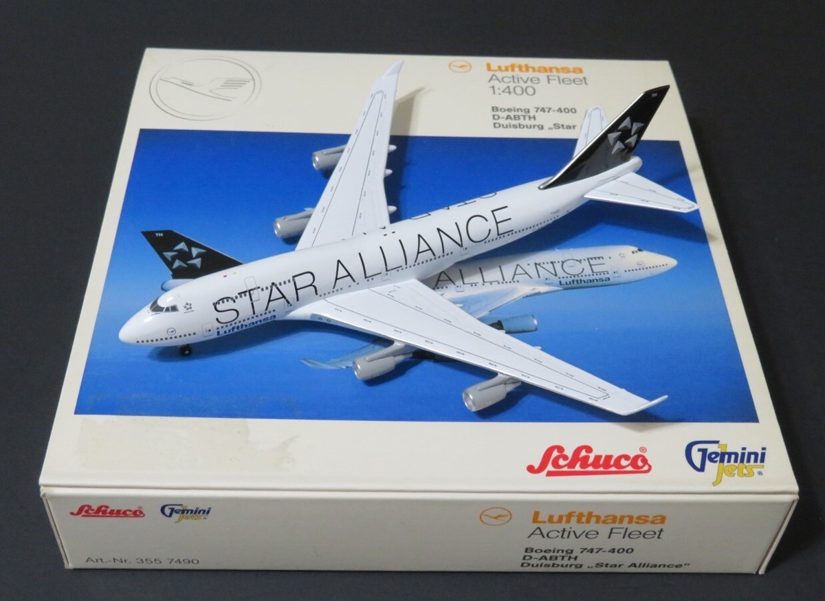 Gemini Jets Lufthansa B747-400. D-ABTH. STAR ALLAINCE. 1:400 Scale