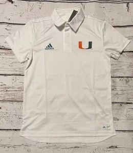 NWT Adidas Miami Hurricanes Parley Polo 