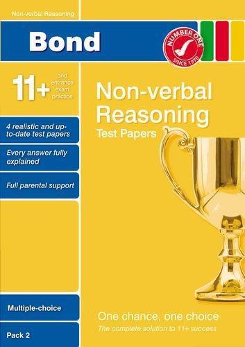 Bond 11 Test Papers Non Verbal Reasoning Multiple Choice Pack 2 Bond 11 Test Papers Non Verbal Reasoning Multiple Choice Pack 2