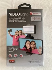 TZUMI On Air Vlogging Series Video Light Smart Phone USB LED Light Mount 8078