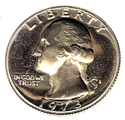 C2325 WASHINGTON QUARTER COIN, 1973-S PROOF | eBay