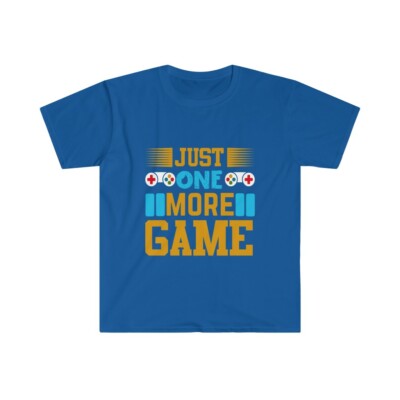 Just One More Game T Shirt Retro Game Shirt Video Gamer Shirt