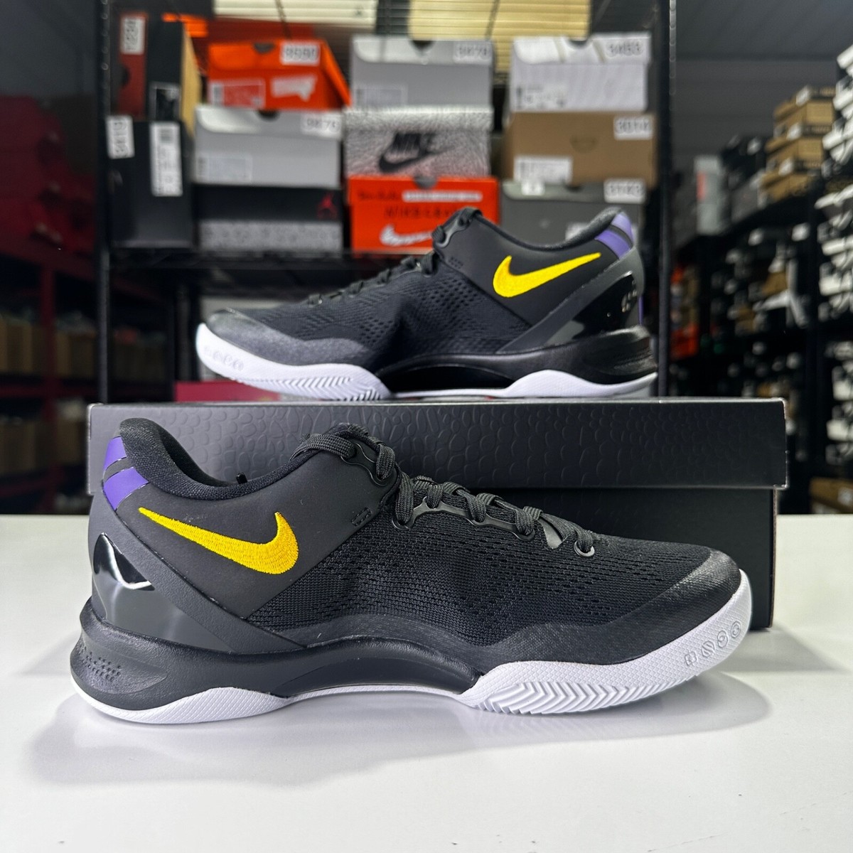 Size 6 - Nike Kobe 8 Protro Lakers Away for sale online | eBay