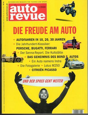 AUTO REVUE 1 / 2000 / JAMES BOND´s BMW Z8, LOTUS M250, MITSUBISHI Pajero Pinin