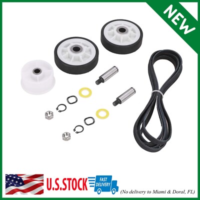Dryer Roller Belt Repair Kit MDE5500AYW MDE4000AYW MDG6800AWW MDE6000AYW Maytag