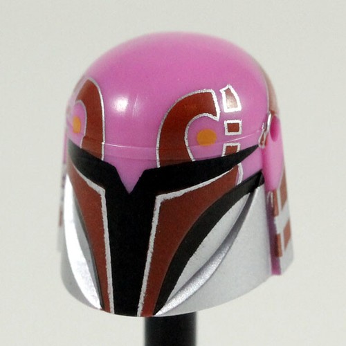 Clone Army Customs MANDALORIAN HELMET for SW Minifigures -Pick Color!- - Afbeelding 15 van 33