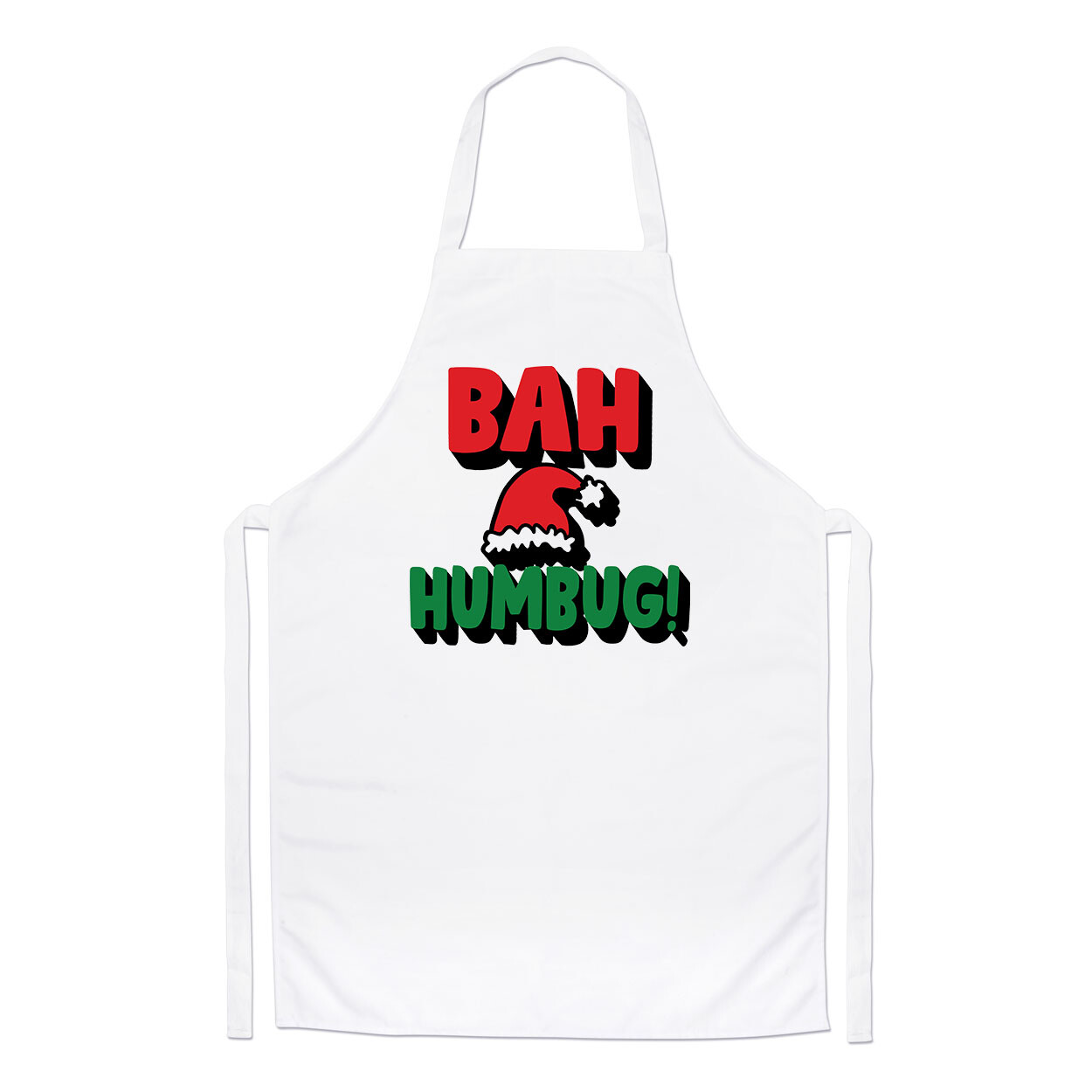 Bah Humbug! Chefs Apron Grumpy Christmas Rude Birthday Sarcastic Funny Cooking