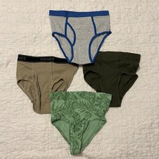 New Boys Large 10-12 Underwear Briefs Hanes Cat Jack 4 Pair