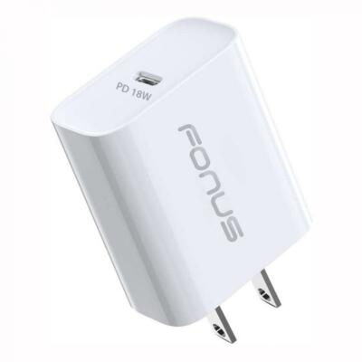 18W FAST HOME CHARGER PD TYPE-C QUICK POWER TRAVEL WALL ADAPTER for CELL PHONES