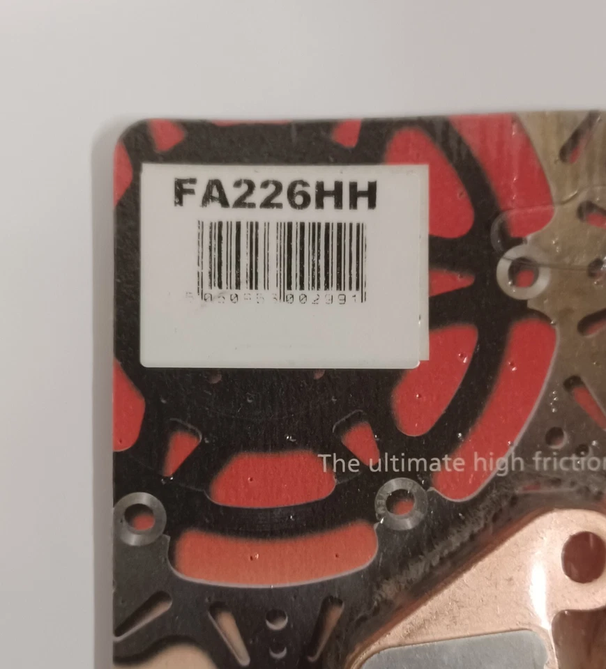 EBC Sinterizzate Anteriori e Posteriore Pastiglie Freno Per Honda CB600 Hornet ( - Immagine 4 di 4