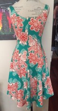 Nine West Paisley Dress Sz 4