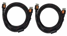 STARAUDIO 2Pcs Audio Quest Carbon 2M Male To Male M2M High Speed HDMI Cables