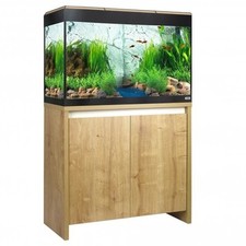 Fluval Roma 125 BT LED Aquarium Oak & Cabinet Fish Tank