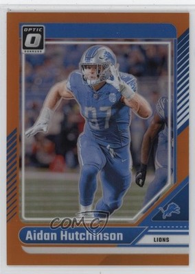 2024 Panini Donruss Optic Orange Prizm /249 Aidan Hutchinson #68 pe8