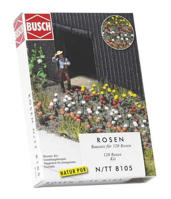 Busch Ambiente - Bue 8105 - Model Railway - 120 Roses