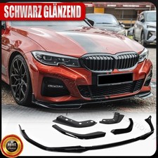 Glanz Schwarz SpoilerLippe vorne Frontlippe Frontspoiler Für BMW G20 G21 2019-22