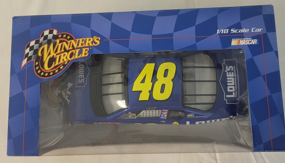 2002 Winner’s Circle 1/18 #48 Jimmie Johnson Looney Tunes Chevy - Image 3 of 4