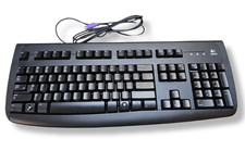 LOGITECH PS2 DELUXE 250 BLACK KEYBOARD 867633-0403 NEW 5522 FREE SHIP 