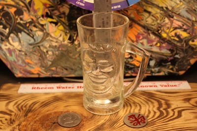 Vintage Joe Flanigan Clear Tall ROOTBEER FLOAT Mug Stein