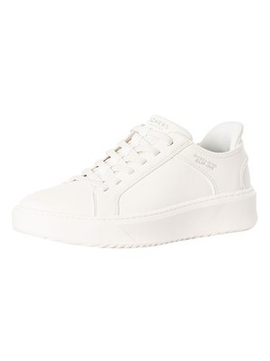 Skechers Herren Slip-ins Court Break Double Vented Slip-ins Trainers, Weiß