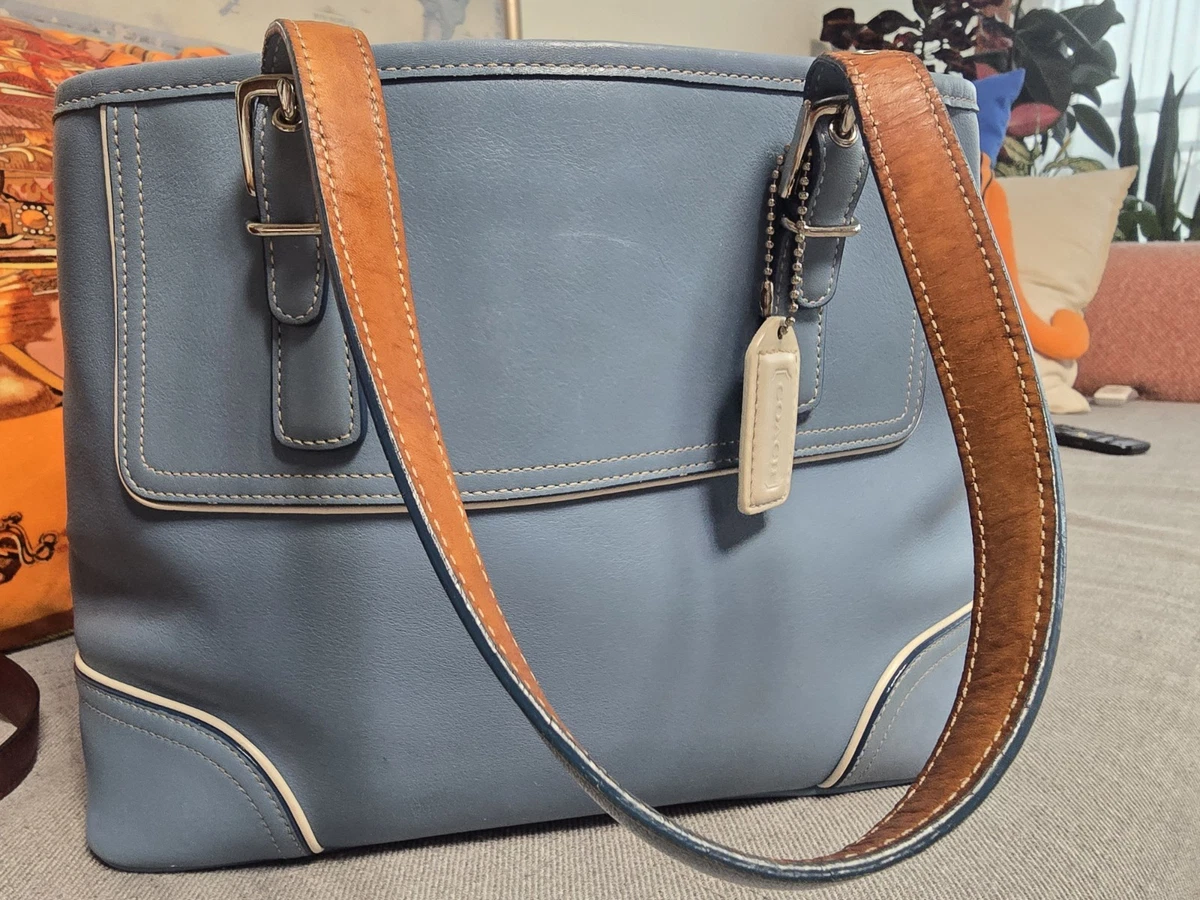 Coach 蓝色包和女士手提包| eBay