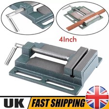 100MM (4") DRILL PRESS BENCH PILLAR VICE WORK WOOD CLAMP CAST IRON TOOL UK