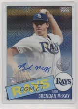 2020 Topps Silver Pack 1985 Chrome Baseball /199 Brendan McKay #85C-40 Auto 8k4